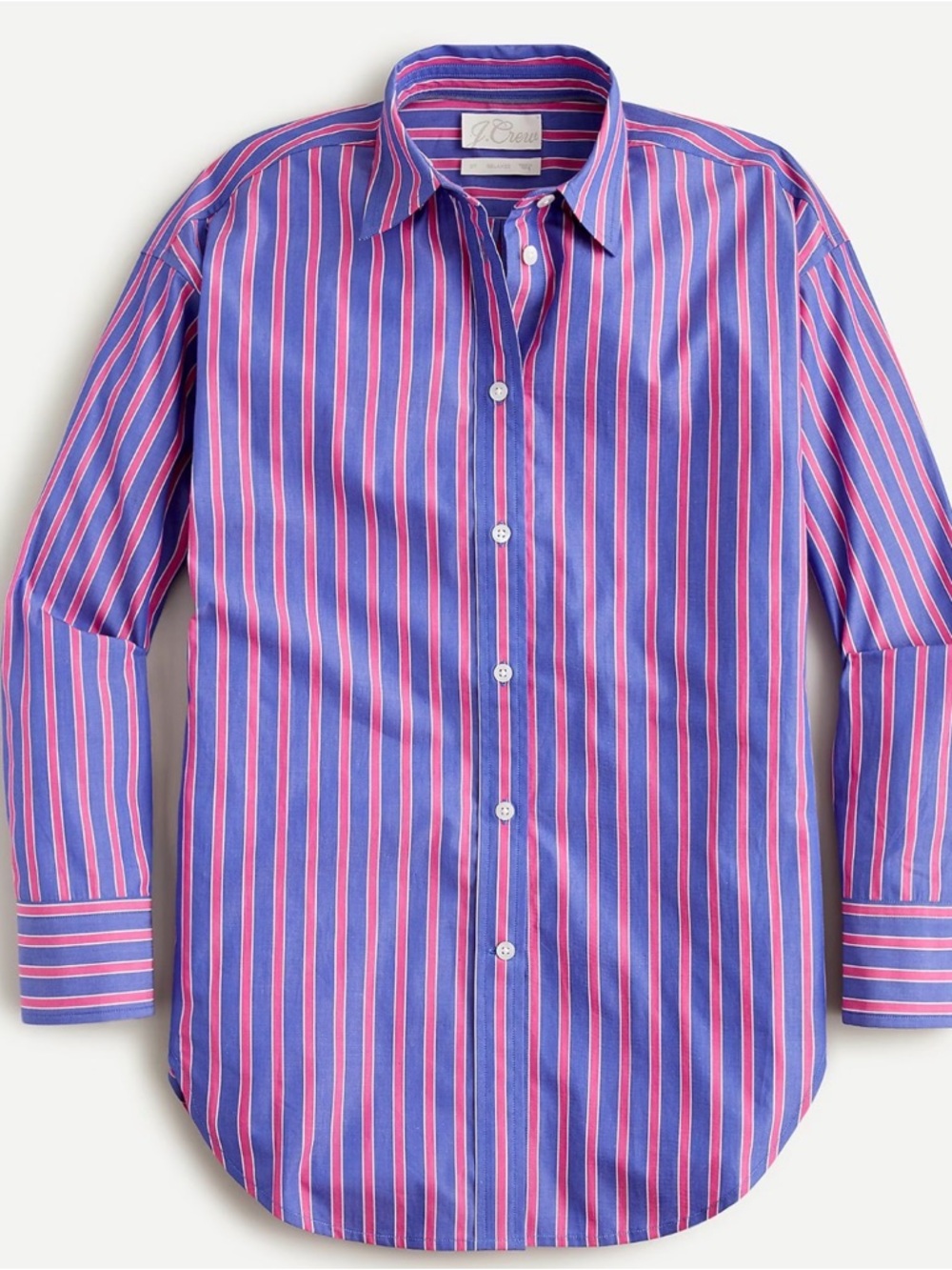 J. Crew Men’s Purple & Pink Striped Button-Down Shirt